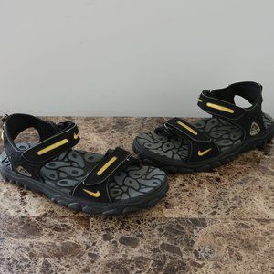 Nike ACG | Shoes | Nike Acg Mens Black Yellow Sport Sandals Hiking 8 |  Poshmark